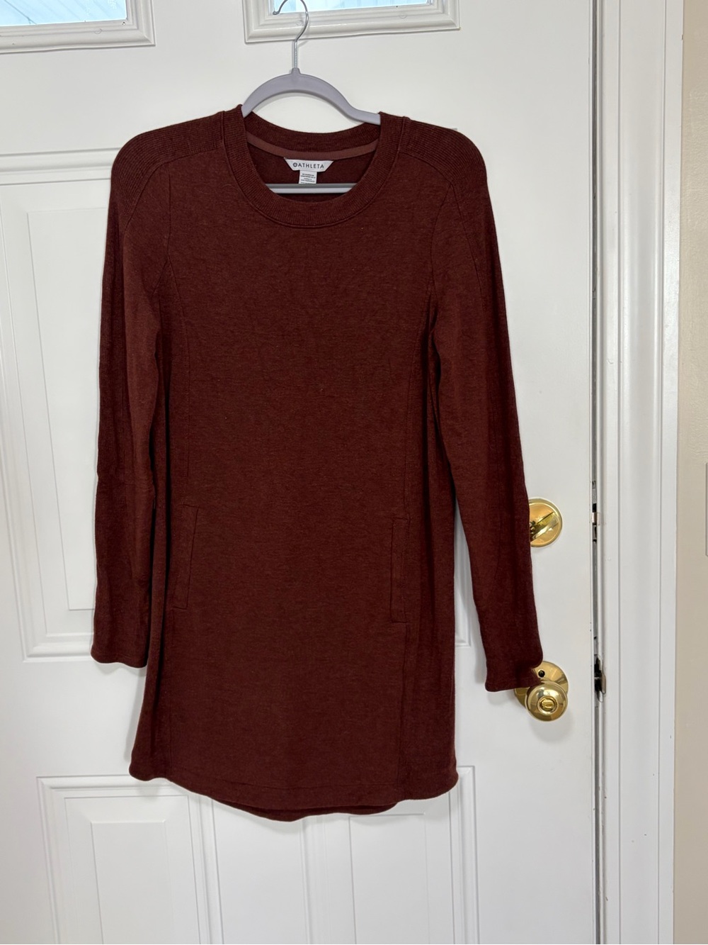 Athleta Lounge Coverup - cinnamon brown